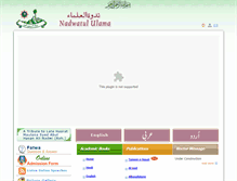 Tablet Screenshot of nadwatululama.org